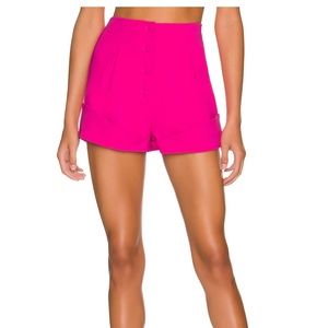 Camila Coelho Paulina Short in Fuchsia